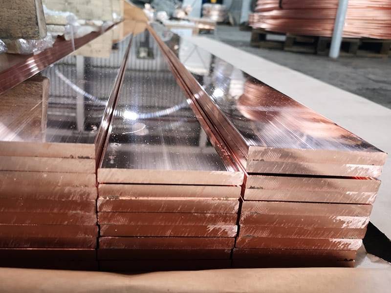 Шина медная от 20х3 до 160х10 мм