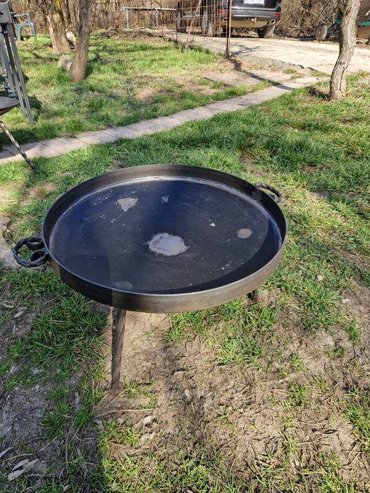 Gratar disc taler tractor pentru gatit in aer liber