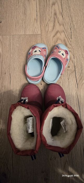 Cizme imblanite si crocs