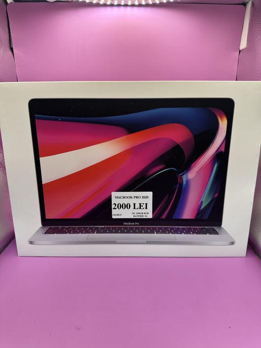 Macbook pro 2020 M1 8gb 256gb fullbox•Matei Amanet Crangasi•