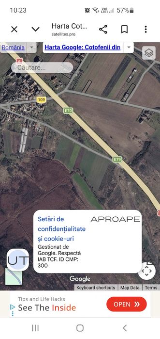 teren cotofeni din fata deschidere directa la DE