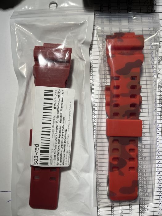 Curea pentru Casio G-Shock GA-100/110, GLS-100, GD-100, G-8900