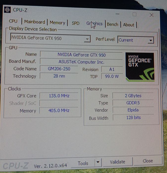 Видеокарта GTX 950 2GB