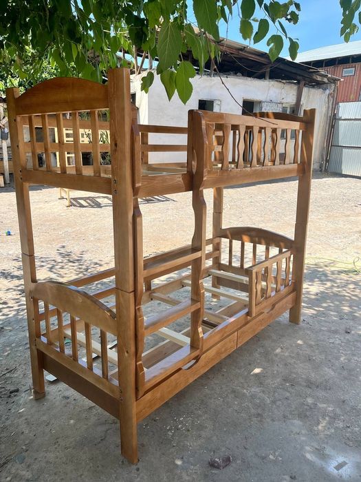 Bolalar uchun 2qavatli Kravatlar  materiali sosna lok sepilgan