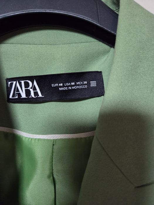 Сако ZARA в модерния зелен цвят