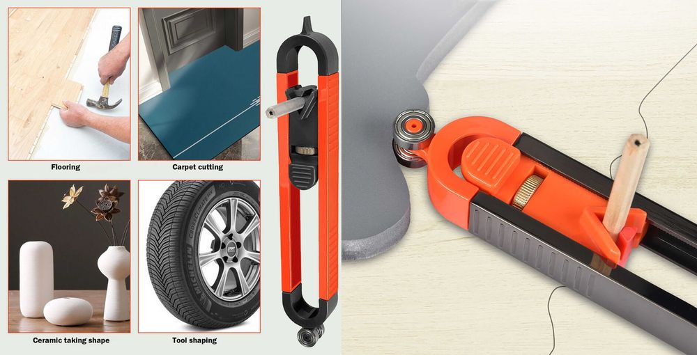 Sablon marcare profilare sablonare contur (parchet, gresie, etc) Nou!