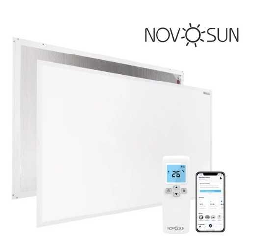 Panou radiant Infrarosu premium NovoSun 1150W 18–24 m²