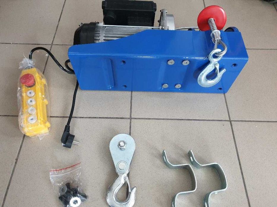 Macara,palan,electropalan, troliu electric  HUSAR 500-990kg,18m cablu, la 230V