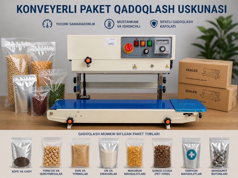 Lentali qadoqlash uskunasi
