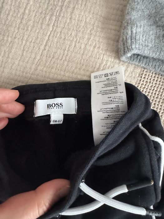 Boss baby плътен панталлн - 3-6месеца (памук)