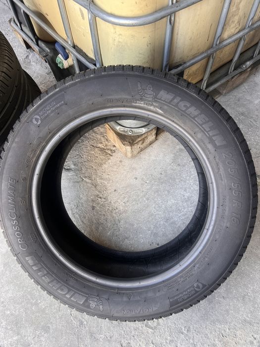 4 anvelope M+S , all season 205/55/16 , Michelin , 6.2 mm