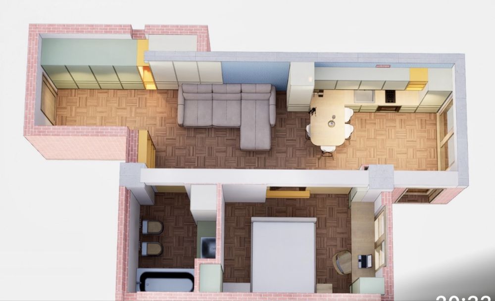 Apartament cu doua camere