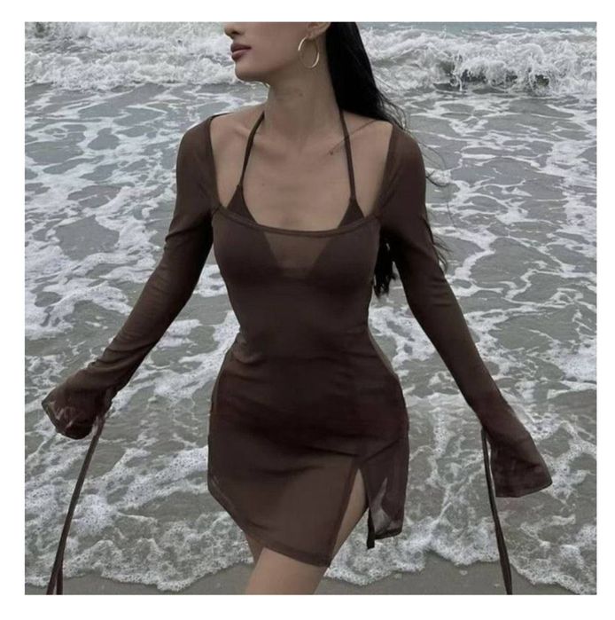 Купальник раздельный FARFALLA коричневый