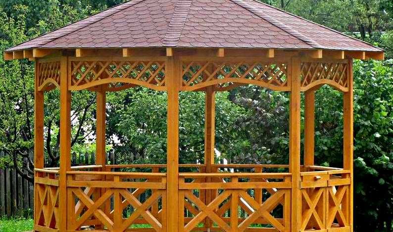 Foisor octogonal sau hexagonal din lemn. Livrare si montare in toata tara