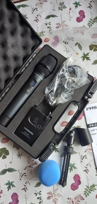 Микрофон PASGAO, PASGAO PR 51 Handheld, Безжичен, за видеокамера