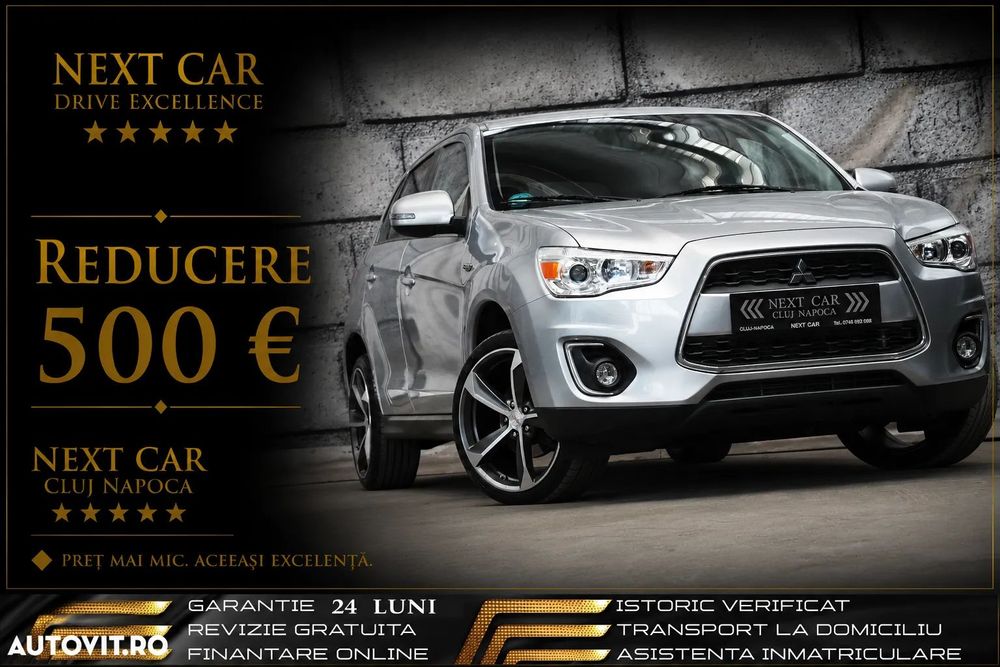 Mitsubishi ASX GARANTIE 24 LUNI*REVIZIE*RATE*4x4*150Cp*Navi*Xenon*Camera*Incalzire
