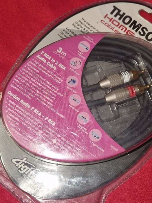 Cablu audio 2RCA in 2 RCA - 3m