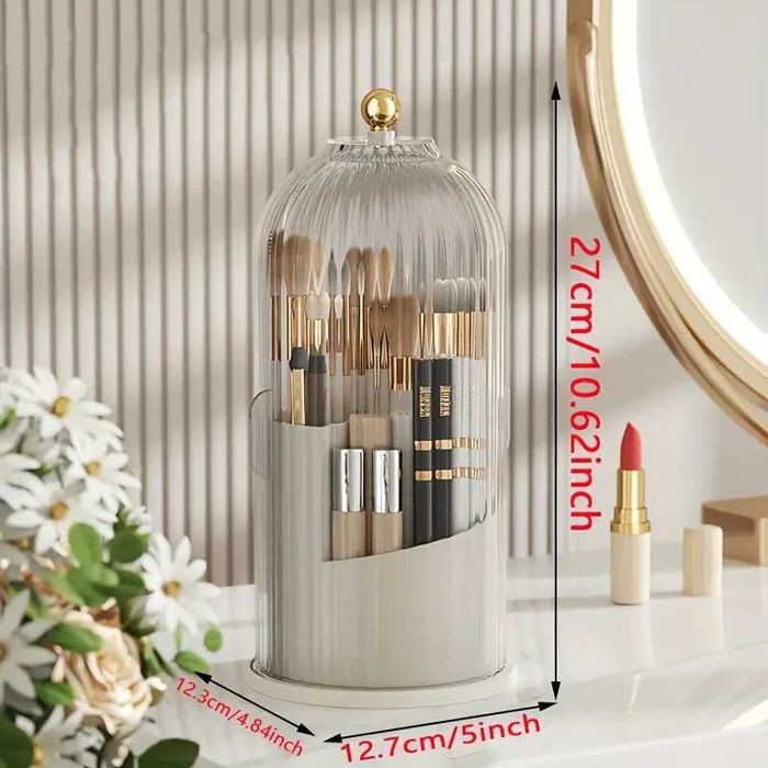 Уникална въртяща се кутия за козметика