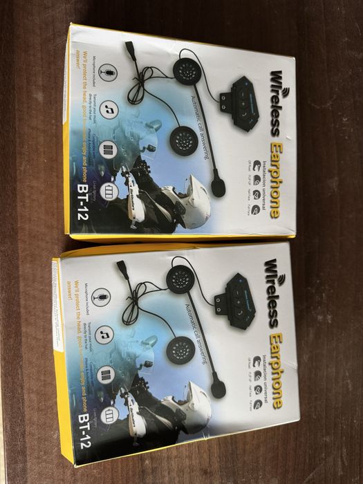 Sistem de comunicare / intercom Bluetooth , casca moto , NOU