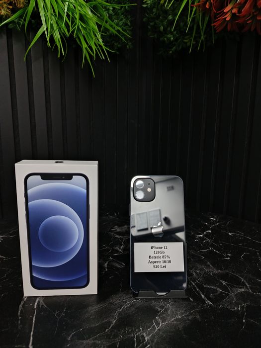 Noble Amanet - iPhone 12 - Baterie 85% - 128Gb - Nimic Schimbat - Ca NOU