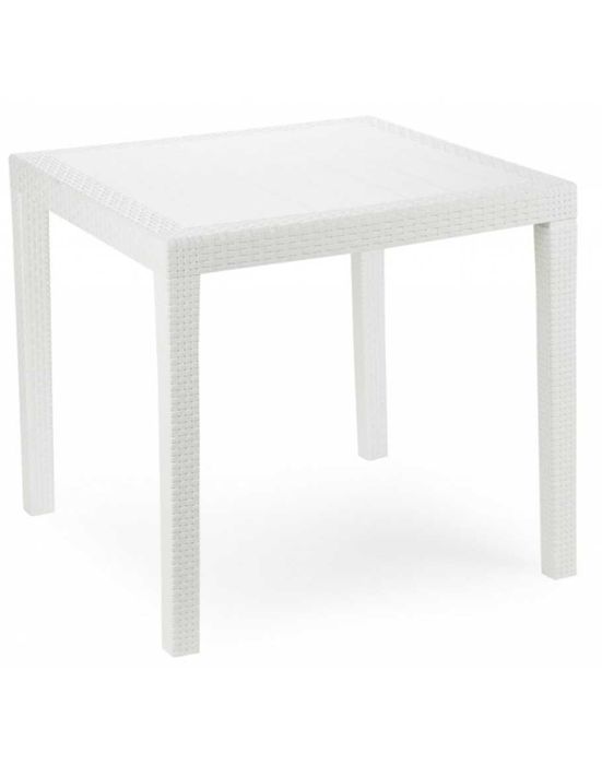 Градинска маса PVC ратан 90х90см