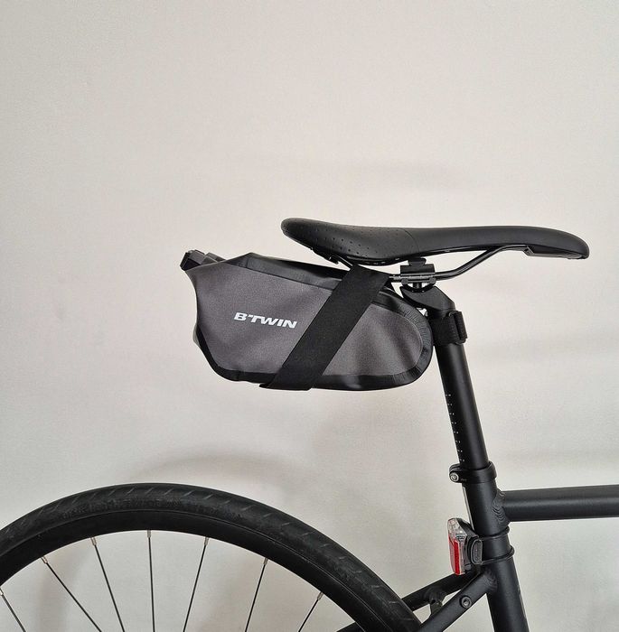 Bicicletă de șosea/cursieră Triban RC500, Grup Shimano Sora, Negru-Gri