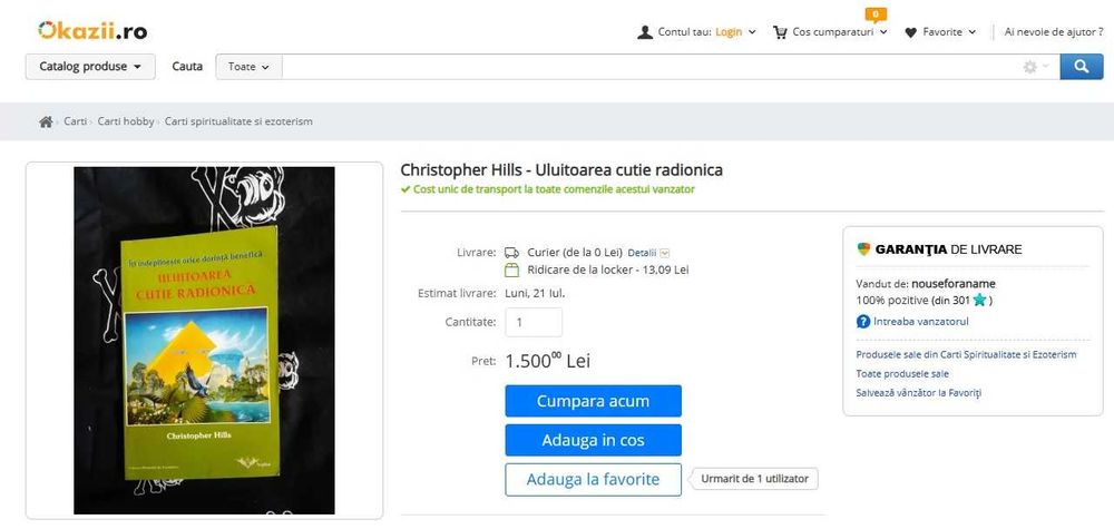 RARA, Uluitoarea cutie radionica, Christopher Hills 2002