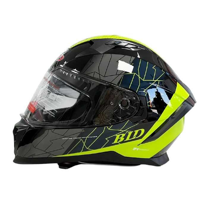 Мото каска с вградени очила мотокрос АТВ скутер мотор ATV