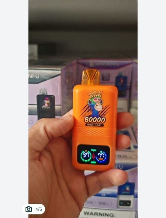 Vape 80.000 Puffs Reincarcabil Display Mod Turbo