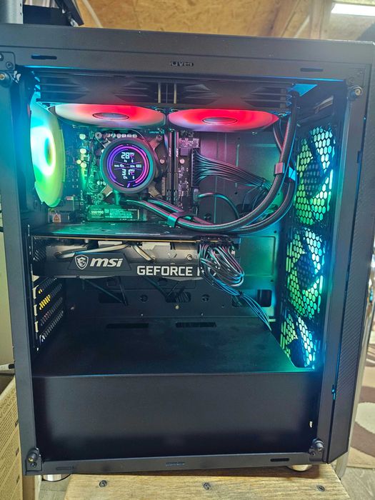 Sistem gaming I7 14700, 32gb DDR4, ssd 500gb, RTX 3070, aio, etc!