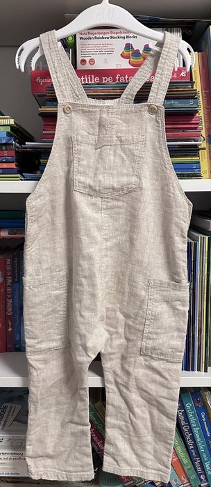 Salopeta H&M mix in si bumbac marime 98