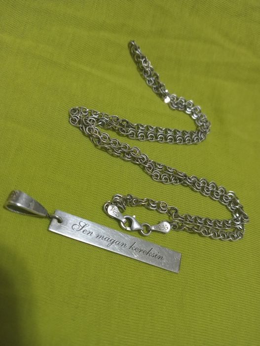 Күміс алқа цепочка сатамын