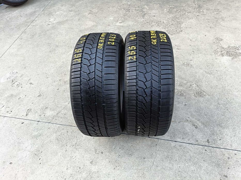 Doua anvelope iarna 255 40 20 continental wintercontact TS 860S 7,5 mm 2023
