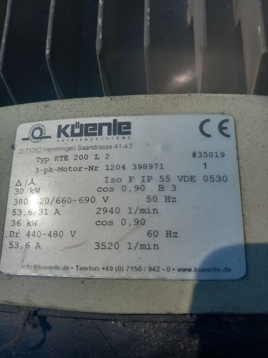 Vând motoare trifazate de 30 și 36.de kw