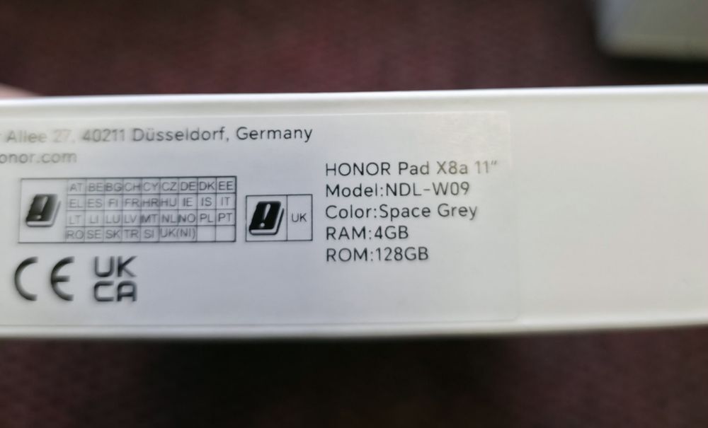 Tableta honor pad x8a