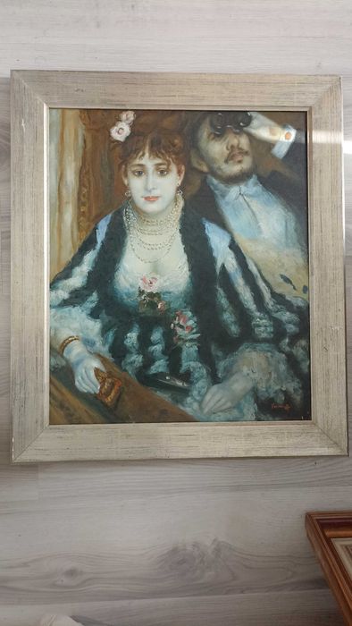 Pictura ulei pe panza ,copie dupa Renoir