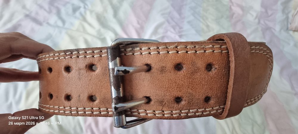 Кожен колан за фитнес