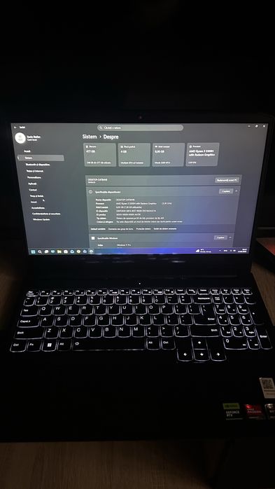 Vand laptop gaming lenovo