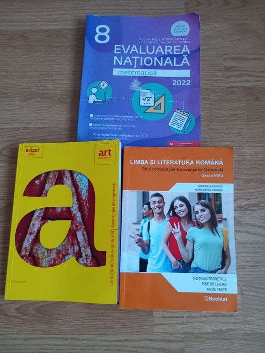 Vând cărți pt evaluarea nationala