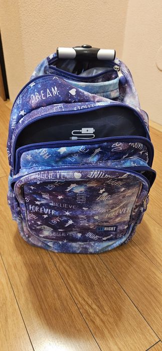 Ghiozdan Troler, 4 Compartimente,