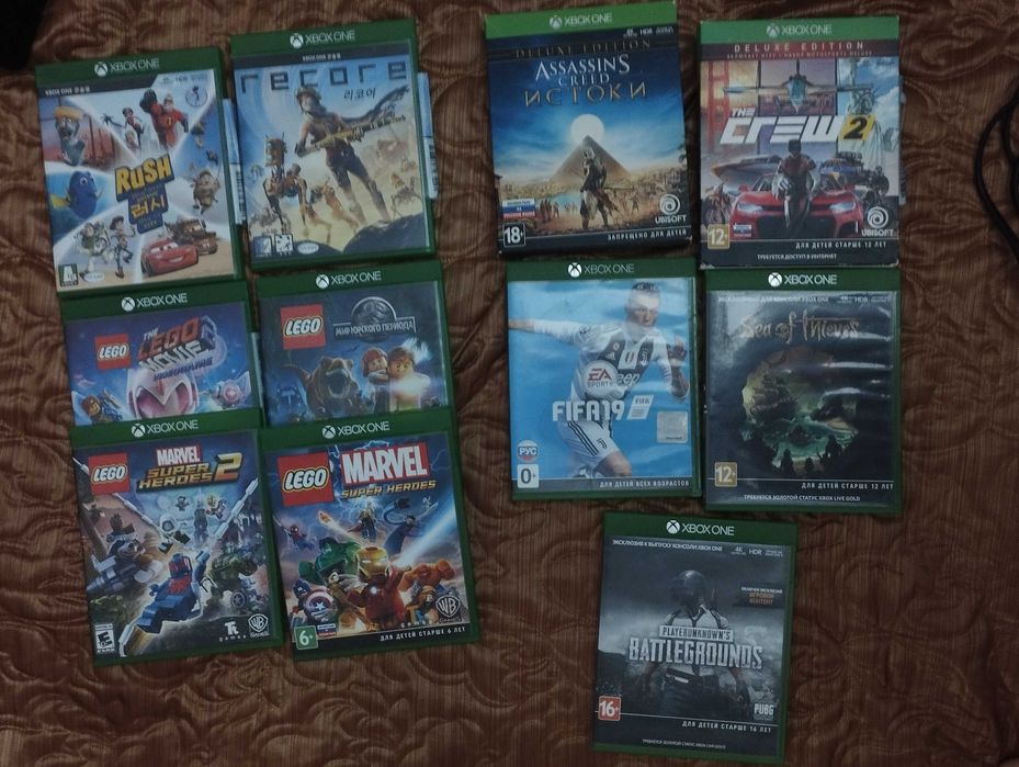 Xbox one, 1тб и игры