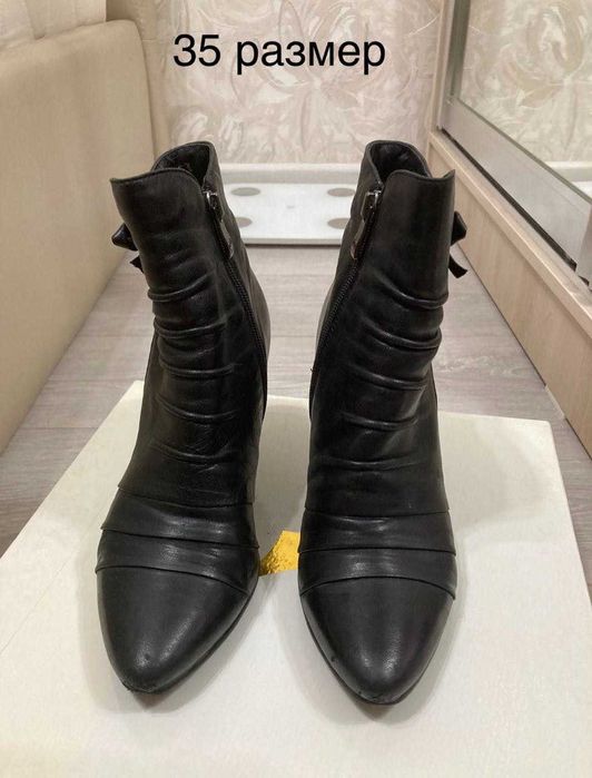 Женские полусапожки из натуральной кожи