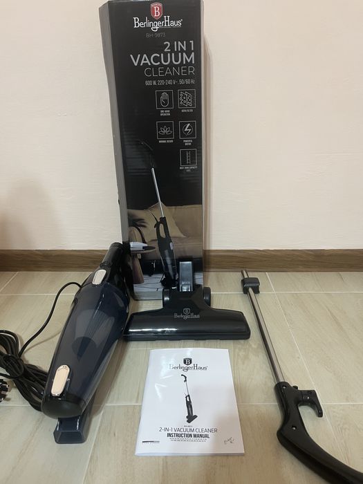 Нова прахосмукачка berlingerhaus 2 в 1