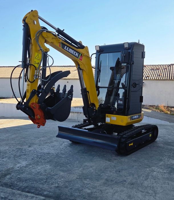 Miniexcavator Lubeck W303 Pro, motor Yanmar-Utilaj Nou-Factură externa fara TVA