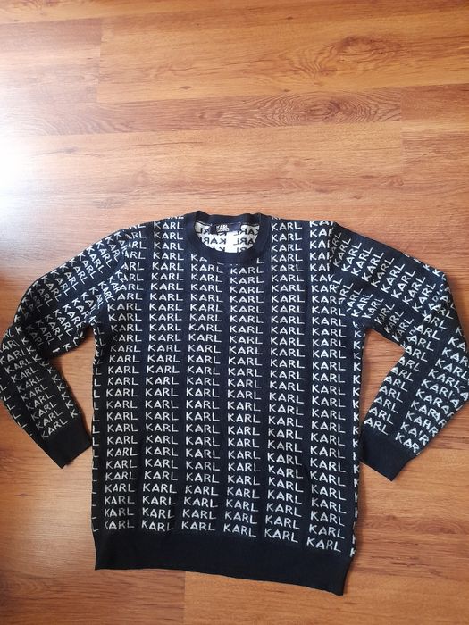 KARL LAGERFELD мъжки вълнен пуловер S размер.
