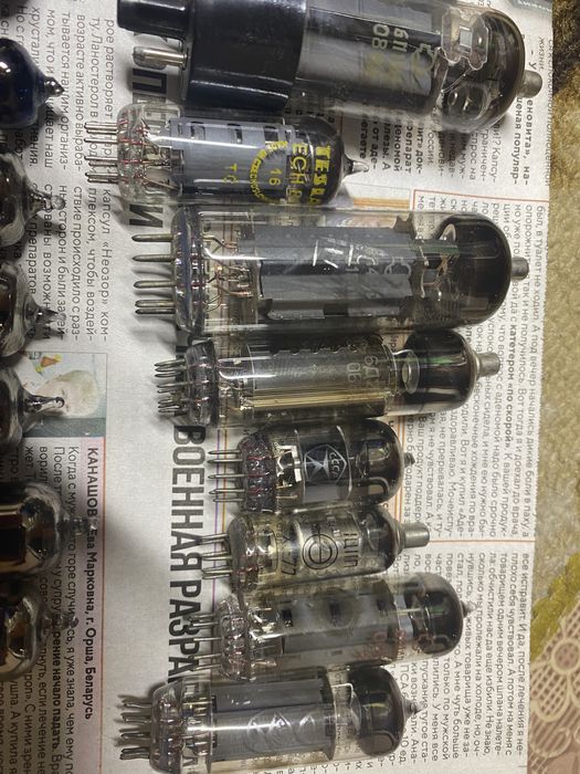 Радио лампы ссср и др.