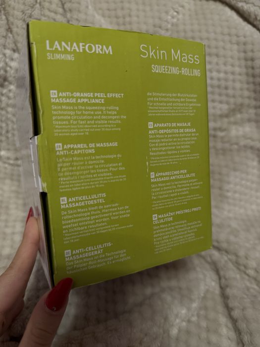 Aparat de masaj anticelulitic - Lanaform Skin Mass - NOU