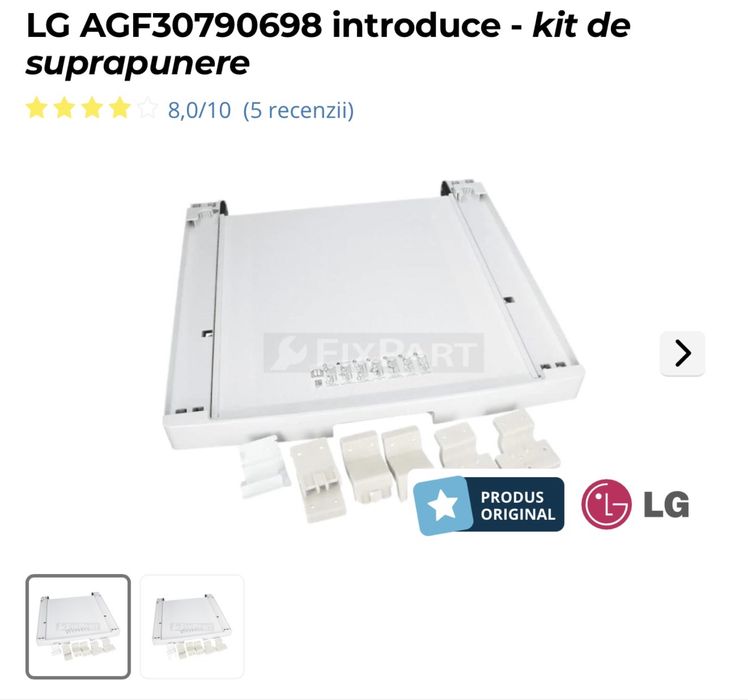 Kit de LG original suprapunere masina spalat -uscator