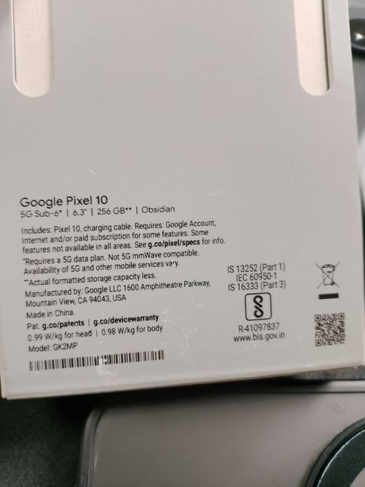 Смартфон Google Pixel 10. 12ГБ 256ГБ