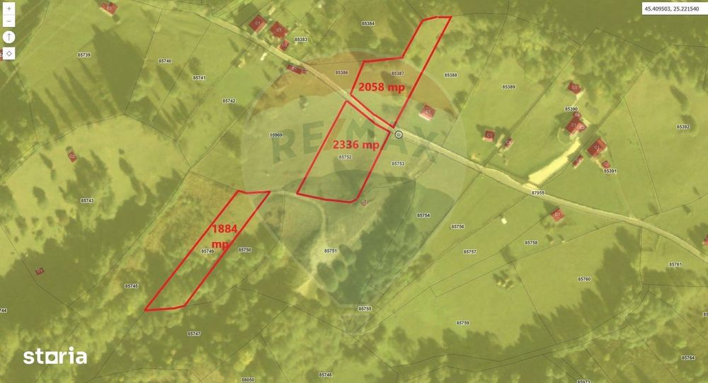 Teren2058mp Dambovicioara la poalele parcului National Piatra Craiului